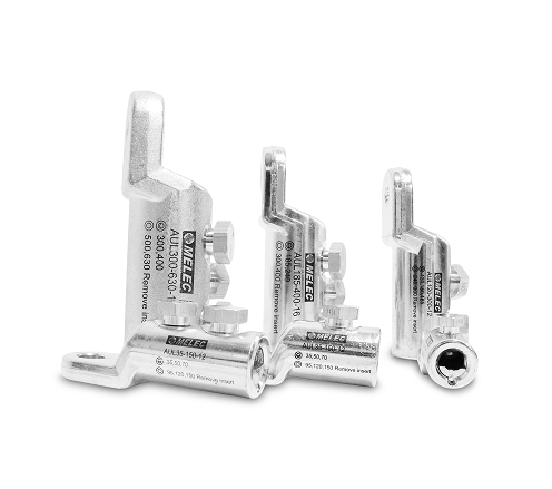 Terminales con tornillo fusible hasta 36kV.